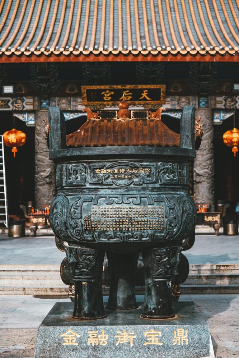 A Sculpture in a Temple